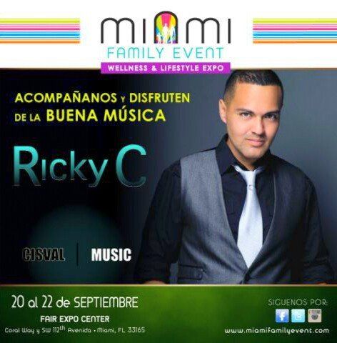 Ricky C presta su voz al "Miami FamilyEvents Wellness & Lifestyle Expo