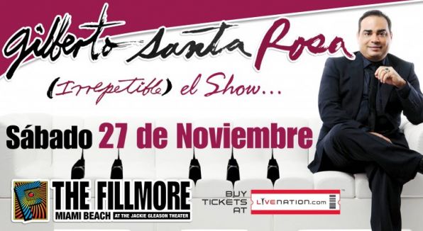 Gilberto Santa Rosa celebrará su Latin GRAMMY® en The Fillmore de Miami Beach